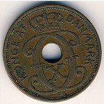 2 эре 1928 г. Дания(28) -131.8 - реверс