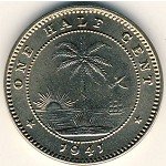 0.5 цента 1941 г. Либерия (13)  - 18.4 - аверс