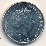 50 центов 2012 г. Соломоновы острова(20) - 17.1 - реверс