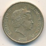 1 доллар 2012 г. Соломоновы острова(20) - 17.1 - реверс
