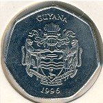 10 долларов 2007 г. Гайана(4) -9.1 - реверс
