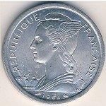 2 франка 1964 г. Коморские острова (12) - 26.5 - реверс