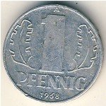 1 пфенниг 1961 г. Германия(6) - 764.6 - аверс