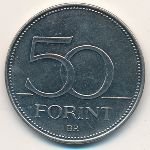 50 форинтов 2001 г. Венгрия(4) - 76.6 - аверс