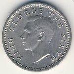 3 пенса 1950 г. Новая Зеландия(16) -46.8 - реверс