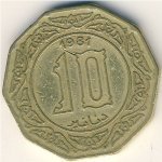 10 динаров 1981 г. Алжир(1) - 3392 - аверс