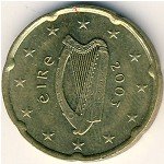 20 центов 2003 г. Ирландия(9) - 74.7 - реверс