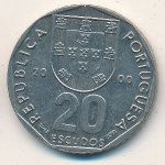 20 эскудо 2000 г. Португалия(18) -374.2 - аверс