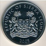 1 доллар 2005 г. Сьерра-Леоне(20) - 136.5 - реверс