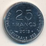 25 франков 2013 г. Коморские острова (12) - 26.5 - аверс