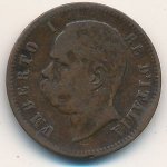 2 сентесеми 1900 г. Италия(10) - 266.5 - реверс