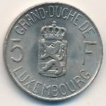 5 франков 1962 г. Люксембург(13) - 341.3 - аверс