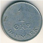 1 эре 1969 г. Дания(28) -131.8 - аверс