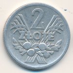 2 злотых 1958 г. Польша(18) -428.3 - аверс