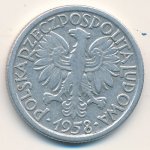 2 злотых 1958 г. Польша(18) -428.3 - реверс
