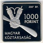 1000 форинтов 2007 г. Венгрия(4) - 76.6 - аверс