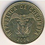 100 песо 2011 г. Колумбия(12) -21.9 - реверс