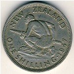 1 шиллинг 1947 г. Новая Зеландия(16) -46.8 - аверс