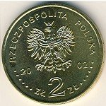 2 злотых 2002 г. Польша(18) -428.3 - аверс