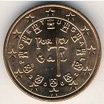 5 центов 2002 г. Португалия(18) -374.2 - реверс
