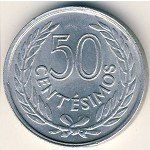 50 сентесимо 1965 г. Уругвай(23) -16.2 - аверс