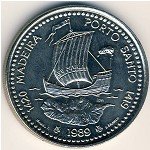100 эскудо 1989 г. Мадейра остров (13)  37.3 - реверс