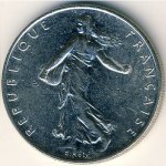 1 франк 1961 г. Франция(24)-  880.5 - реверс