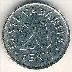 20 центов 1999 г. Эстония(26) - 130.1 - аверс