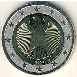 2 евро 2002 г. Германия(6) - 764.6 - реверс