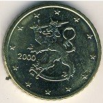 50 центов 2000 г. Финляндия(24) -510.5 - реверс