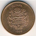 5 долларов 2005 г. Гайана(4) -9.1 - реверс
