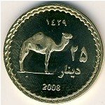 25 динаров 2008 г. Дарфур(7) - 19 - аверс