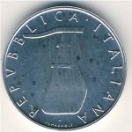 5 лир 1954 г. Италия(10) - 266.5 - реверс