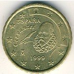 10 центов 1999 г. Испания(10) -411.6 - реверс