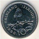 10 пенсов 1998 г. Фолклендские острова(24) -44 - аверс