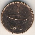 1 цент 1999 г. Фиджи(24) -10.8 - аверс