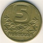 5 марок 1989 г. Финляндия(24) -510.5 - аверс