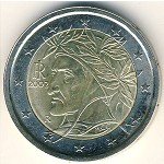 2 евро 2002 г. Италия(10) - 266.5 - реверс