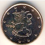 1 цент 1999 г. Финляндия(24) -473.5 - реверс
