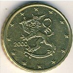 10 центов 2000 г. Финляндия(24) -473.5 - реверс