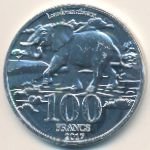 100 франков 2017 г. Катанга (11)  - 49.5 - аверс