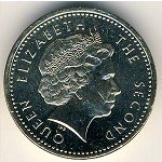 1 фунт 2004 г. Фолклендские острова(24) -44 - реверс