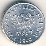 1 грош 1949 г. Польша(18) -428.3 - реверс