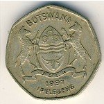 1 пула 1991 г. Ботсвана(3) - 7.3 - реверс
