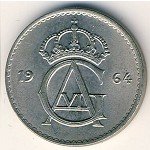 25эре 1963 г. Швеция(31) - 130.6 - реверс