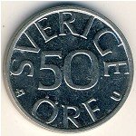 50эре 1990 г. Швеция(31) - 130.6 - аверс