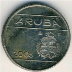 10 центов 2005 г. Аруба(2) -1.9 - аверс