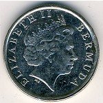 10 центов 2008 г. Бермудские острова (2)- 7.3 - реверс