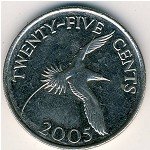 25 центов 2008 г. Бермудские острова (2)- 7.3 - аверс