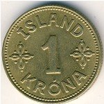 1 крона 1940 г. Исландия(10) - 107.6 - аверс